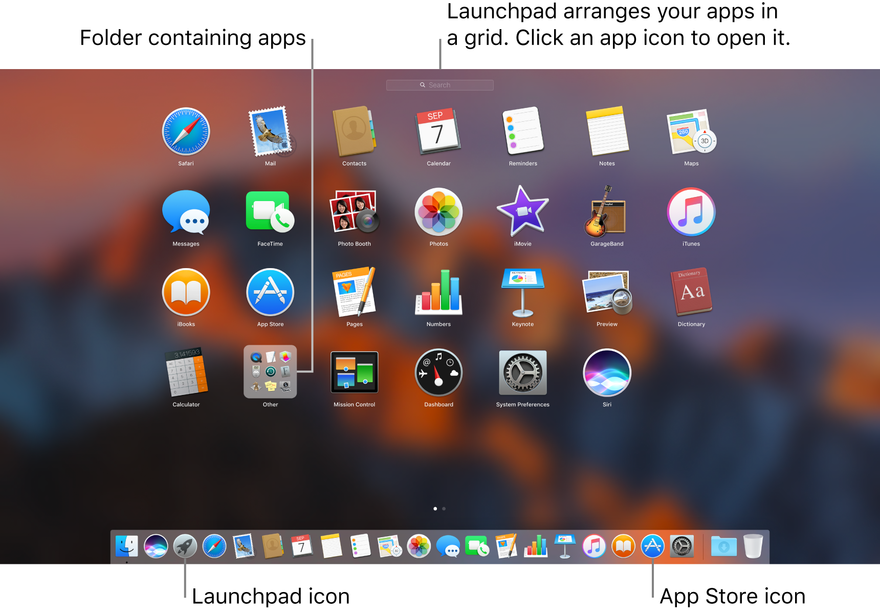 Mac dock icons not showing